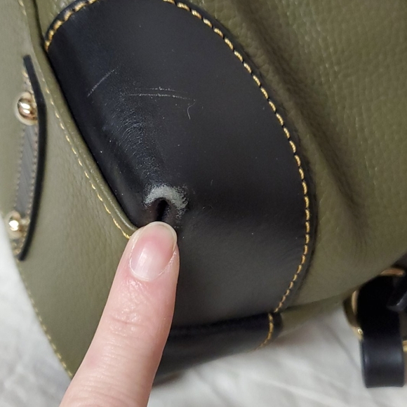 Dooney & Bourke tri-color Eliza Satchel - Picture 8 of 15